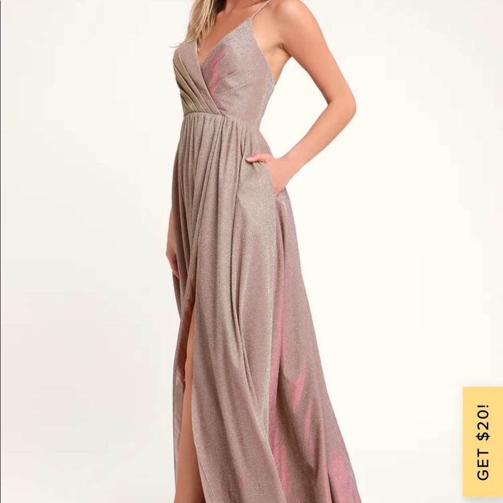 ✨ SOLD✨NWT iridescent homecoming prom formal dress